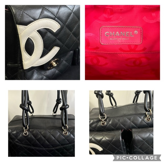 🔥CHANEL Cambon Ligne Black Quilted Leather Multipocket Reporter Bag - Picture 13 of 16